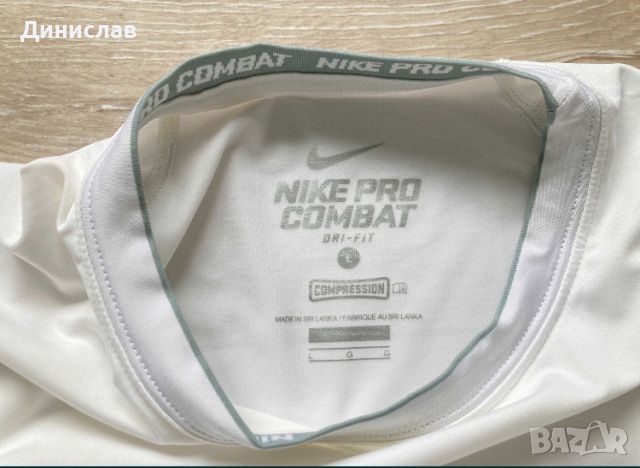 Nike Pro Combat Dri Fit Compression мъжка спортна блуза, снимка 2 - Спортни дрехи, екипи - 45425512