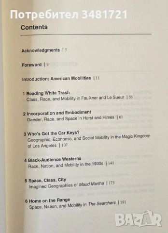 Социално движение в САЩ - география на класи, раси, полове и култури / American Mobilities, снимка 2 - Художествена литература - 53747876