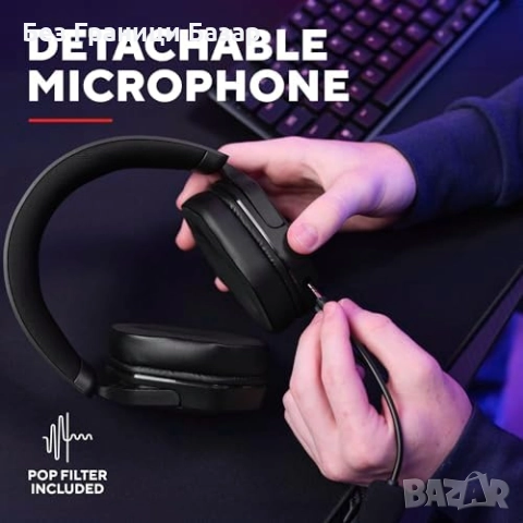 Нови Gaming слушалки GXTrust Ravox 50мм драйвери за PS5 PS4 PC Switch, снимка 6 - Слушалки и портативни колонки - 51677338