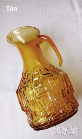 Нов сервиз кана и чаши в цвят кехлибар , снимка 7 - Сервизи - 51871941