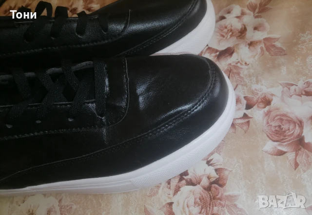 Нови Кожени Мъжки Маратонки 45 , снимка 2 - Маратонки - 51007877