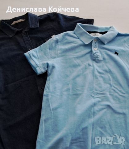 комплект тениска и риза H&M, снимка 2 - Детски комплекти - 45750548