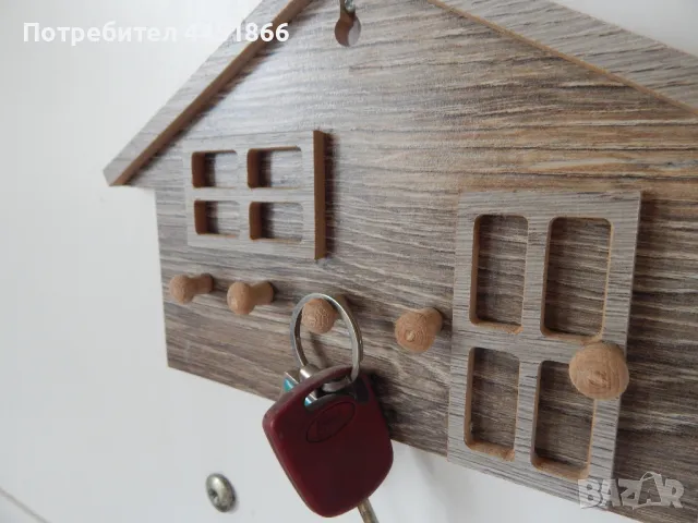 ЗАКАЧАЛКА ЗА КЛЮЧОВЕ , КЪЩИЧКА ЗА КЛЮЧОВЕ , снимка 3 - Етажерки - 49999689