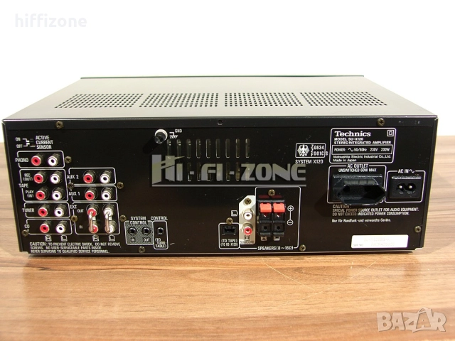 Усилвател    Technics su-x120 , снимка 6 - Ресийвъри, усилватели, смесителни пултове - 51595058