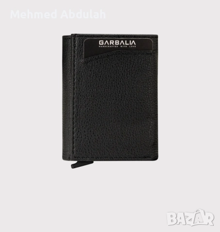 Черен портфейл с малтийски механизъм , снимка 3 - Портфейли, портмонета - 52488136