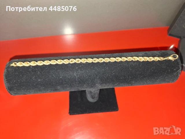 ДАМСКА ЗЛАТНА ГРИВНА ВЕРИЖКА ВЪЖЕ 14К . 1860