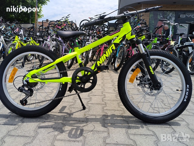 PASSATI Алуминиев велосипед 20" NINJA жълт, снимка 11 - Велосипеди - 53560045