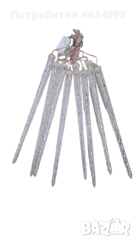 Коледна светеща украса тип падащ сняг , снимка 5 - Декорация за дома - 52204897