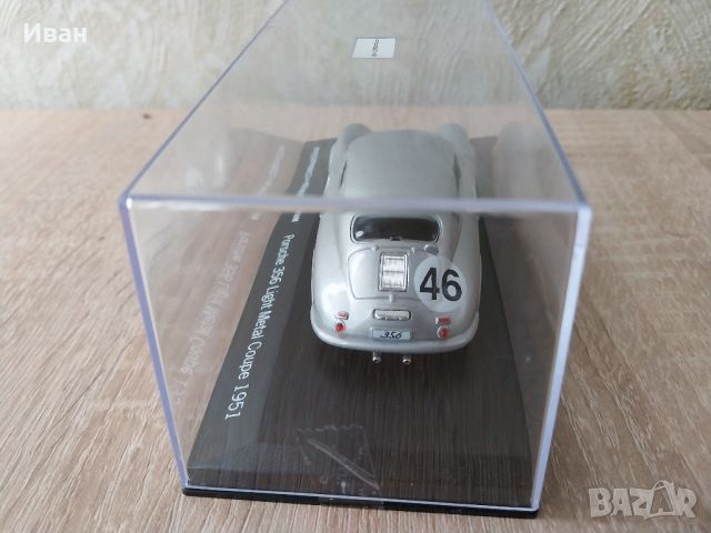 porsche 356 light metal coupe 1951 мащаб-1:43, снимка 3 - Коли, камиони, мотори, писти - 45870546