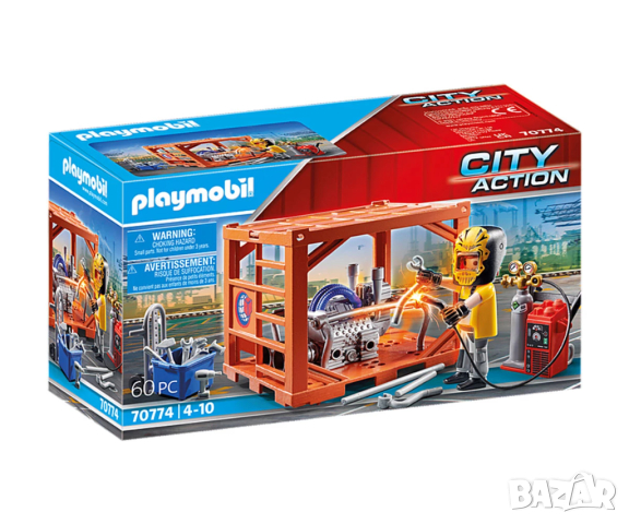 Playmobil - Производител на контейнери, снимка 1 - Конструктори - 44957193