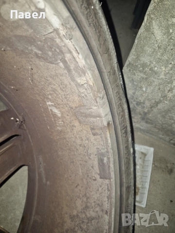 Джанти с гуми от бора/голф 5х100, снимка 3 - Гуми и джанти - 53641605