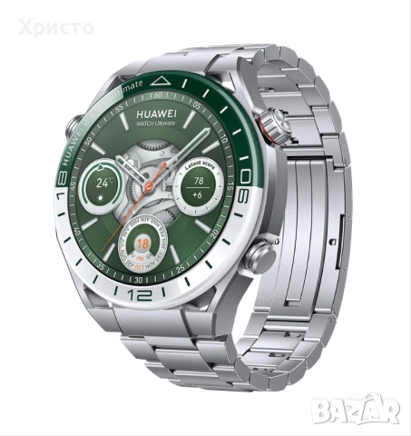 НОВ!!! Смарт часовник Huawei Watch Ultimate, Titanium Green , снимка 4 - Смарт часовници - 52437476