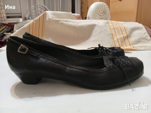 Нови елегантни Dick Boons,черни, н.41-41.5 естествена кожа, снимка 7 - Дамски елегантни обувки - 53713593