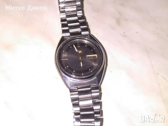 Seiko 5 automatic "851238"N перфектен автоматичен часовник метална ориг.верижка, снимка 1 - Мъжки - 48428867