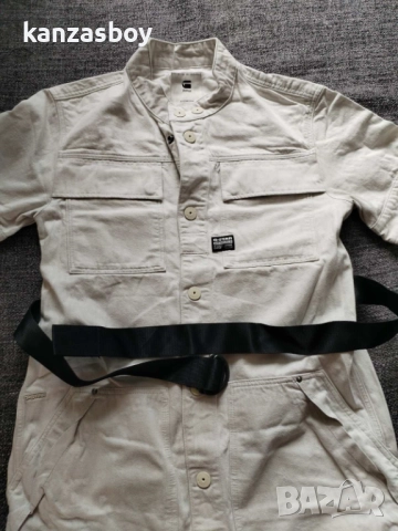 g-star shirt dress short sleeve - страхотна дънкова рокля НОВА БЕЗ ЕТИКЕТИ С, снимка 3 - Рокли - 51912764