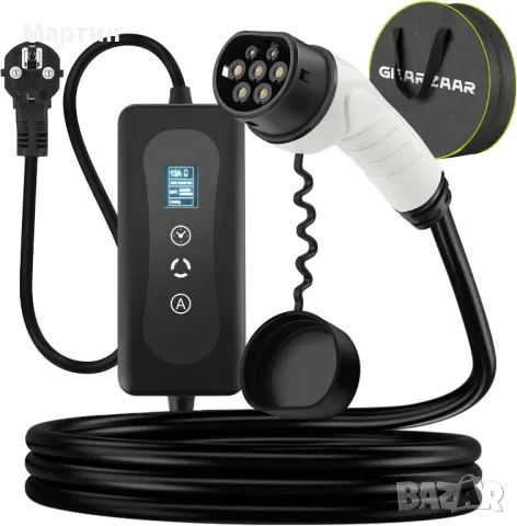 Зарядно за електромобил Type 2 Тип 2 16А 3.6KW - GEARZAAR 