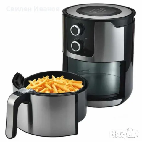 ФРИТЮРНИК С ГОРЕЩ ВЪЗДУХ /Air Fryer, снимка 5 - Фритюрници - 46838074