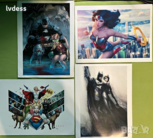 Арт Принт DC Comics 30x40см - Art Print, Batman, Supergirl, Catwomen, Harley Quinn, Aquaman, Joker.., снимка 8 - Колекции - 45668465