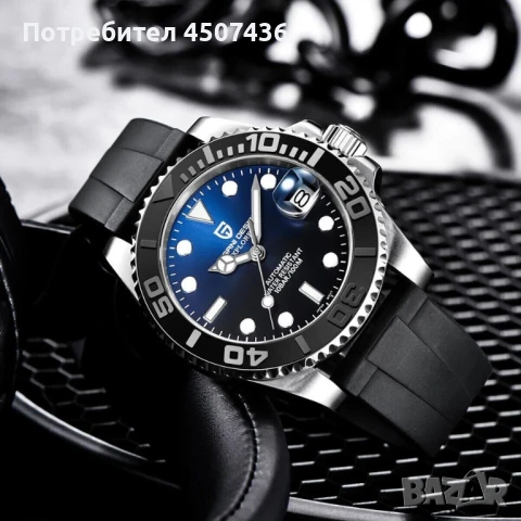 PAGANI DESIGN EXPLORER автоматичен часовник с механизъм SEIKO NH35, стъкло сапфир, водоустойчив, снимка 7 - Мъжки - 51208184