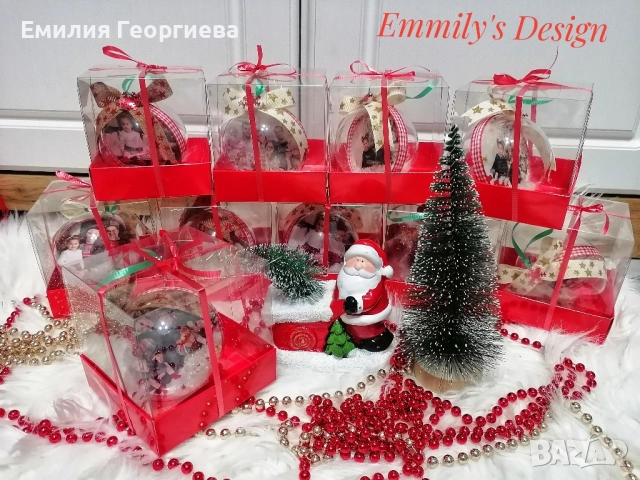 Коледни топки със снимки на най- ниски цени , снимка 10 - Декорация за дома - 52591505