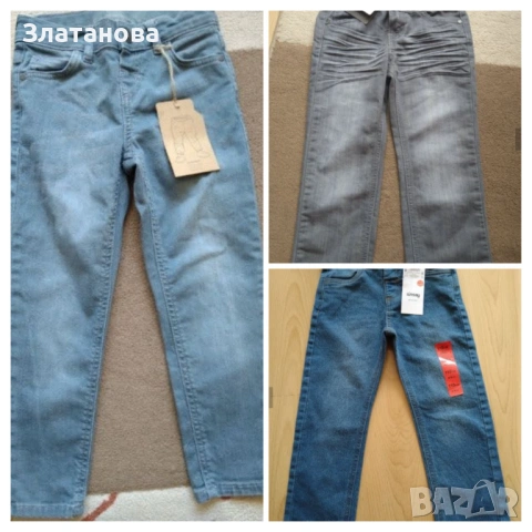 Нови дънки 110 см.