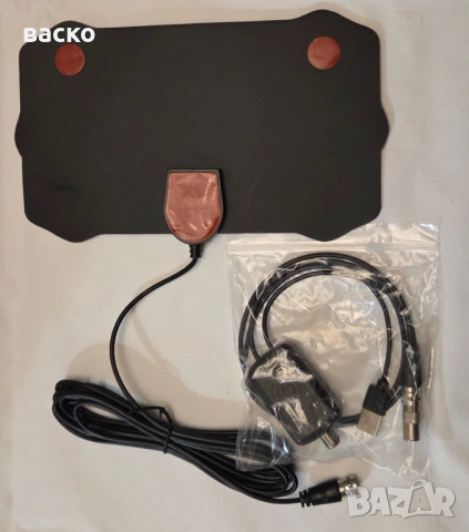 Вътрешна антена за цифрова HDTV - 28 Дб, снимка 2 - Приемници и антени - 52529086