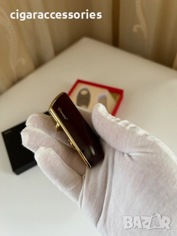 Подаръчен комплект Guevara – аксесоари за пури (запалка + ножица), снимка 4 - Запалки - 52917805