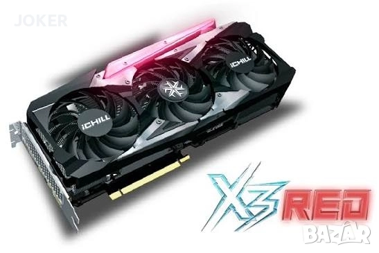 INNO3D GEFORCE RTX™ 3060 ICHILL X3 RED 12 GB , снимка 3 - Видеокарти - 52953940