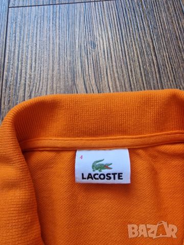 Страхотна мъжка тениска LACOSTE без забележки  , размер 4/ M , снимка 5 - Тениски - 45870160