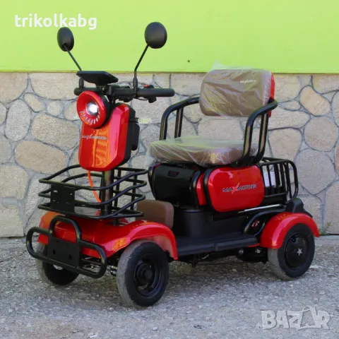 Мини триместна електрическа четириколка A9, 1500W, 48V/20Ah