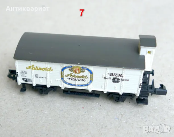 Товарни и пътнически вагони N (1:160) - от 5 до 8, снимка 12 - Колекции - 49361870