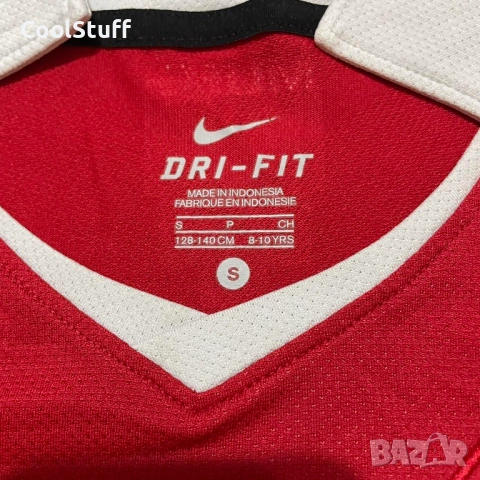 Детска Футболна Тениска Manchester United Nike 2010/11 Размер 8-10 г, снимка 4 - Футбол - 53848671