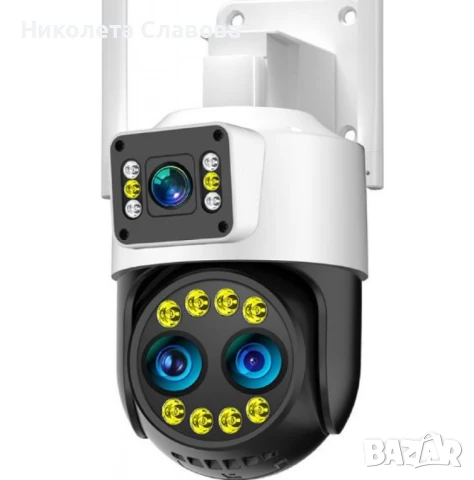 Външна камера с нощно виждане, 360° ротация и 8x оптичен zoom, снимка 1