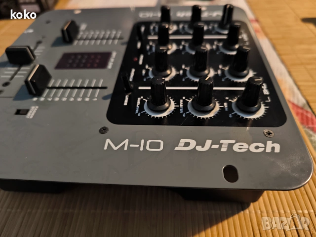 Dj mixer DJ Tech миксер смесител пулт за музика , снимка 7 - Ресийвъри, усилватели, смесителни пултове - 54250798