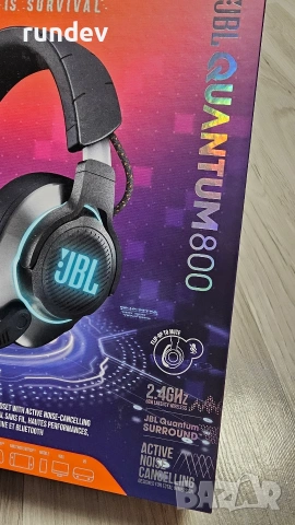 JBL QUANTUM 800 Wireless, снимка 13 - Bluetooth слушалки - 53250102