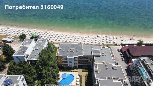 Апартамент на първа линия на централния плаж Равда в комплекс Олимпия бийч, снимка 2 - Почивки на море - 45719133