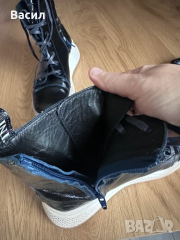 Боти от Естествена кожа "Martini", снимка 6 - Дамски боти - 52343277