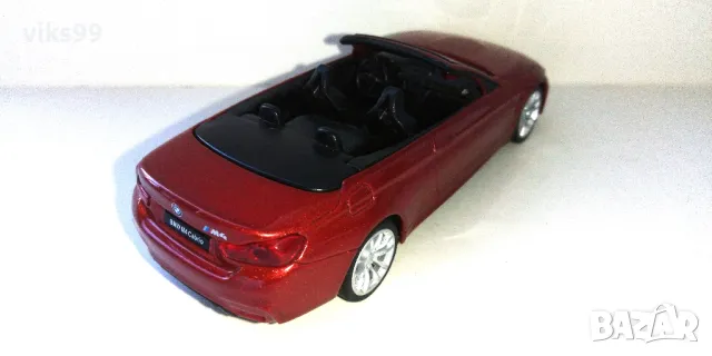 BMW M4 Cabrio CMC Toy Shell V-Power - Мащаб 1:43, снимка 4 - Колекции - 49028739