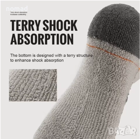 WRELS Merino Wool – Леки туристически и спортни чорапи от мерино вълна, снимка 5 - Мъжки чорапи - 52708880