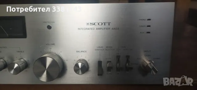 Продавам усилвател SCOTT 440 A, снимка 7 - Аудиосистеми - 49191465