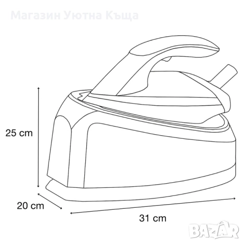 НОВ Парогенератор Solac Optima Center 3000 с ГАРАНЦИЯ, снимка 5 - Ютии - 51964490