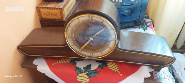 Немски Каменен Настолен Часовник, снимка 7 - Други ценни предмети - 46412505