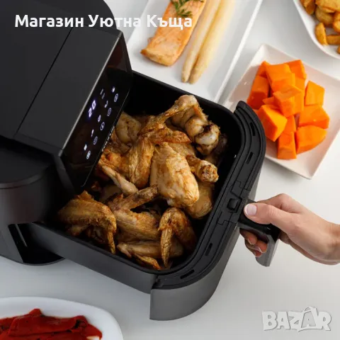НОВ Еър Фрайер с ГАРАНЦИЯ 8 Литра Taurus Aero Crisp, снимка 5 - Фритюрници - 49677685
