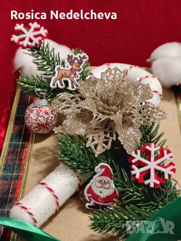 Коледна подаръчна кутия, снимка 2 - Коледни подаръци - 52596587