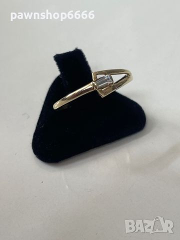 Златен пръстен 14 карата, снимка 2 - Пръстени - 45852129