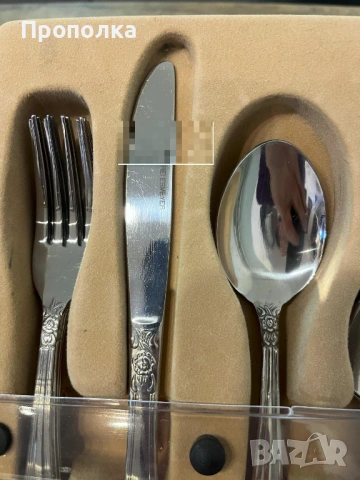  К-т прибори барокови орнаменти за шест души, неупотребявани -24бр., снимка 10 - Прибори за хранене, готвене и сервиране - 53631442