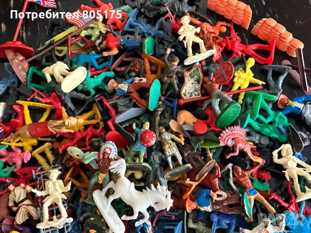 Стари фигурки войници , индианци , каубои , рицари …, снимка 2 - Колекции - 53744292