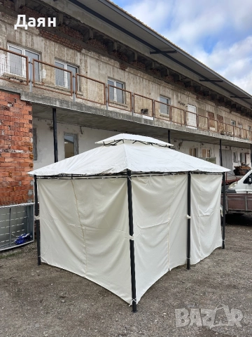 Градинска беседка, пергола, градинска шатра Outsunny , снимка 8 - Градински мебели, декорация  - 52711056