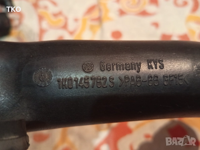 Всмукателна тръба - турбо път за AUDI A3(8P) VW Passat B6 Golf 5 Touran Skoda Octavia - 2.0TDI, снимка 4 - Части - 52970424