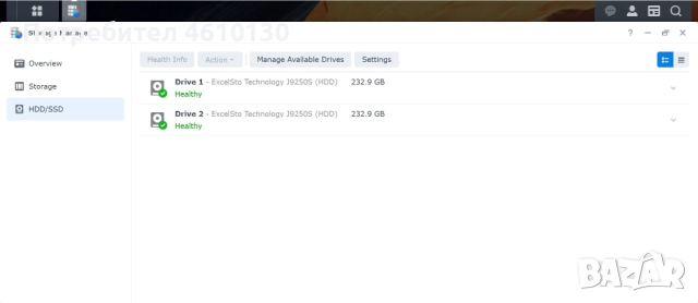 Synology DS218 play NAS server, снимка 3 - Външни хард дискове - 52146193